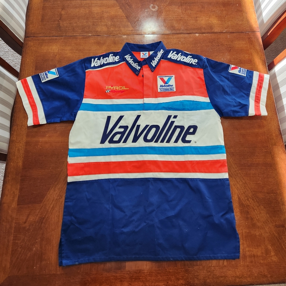 Vintage Valvoline Performance Team Shirt Size Men Large
